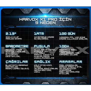HARVOX X1 PRO AKILLI SAAT