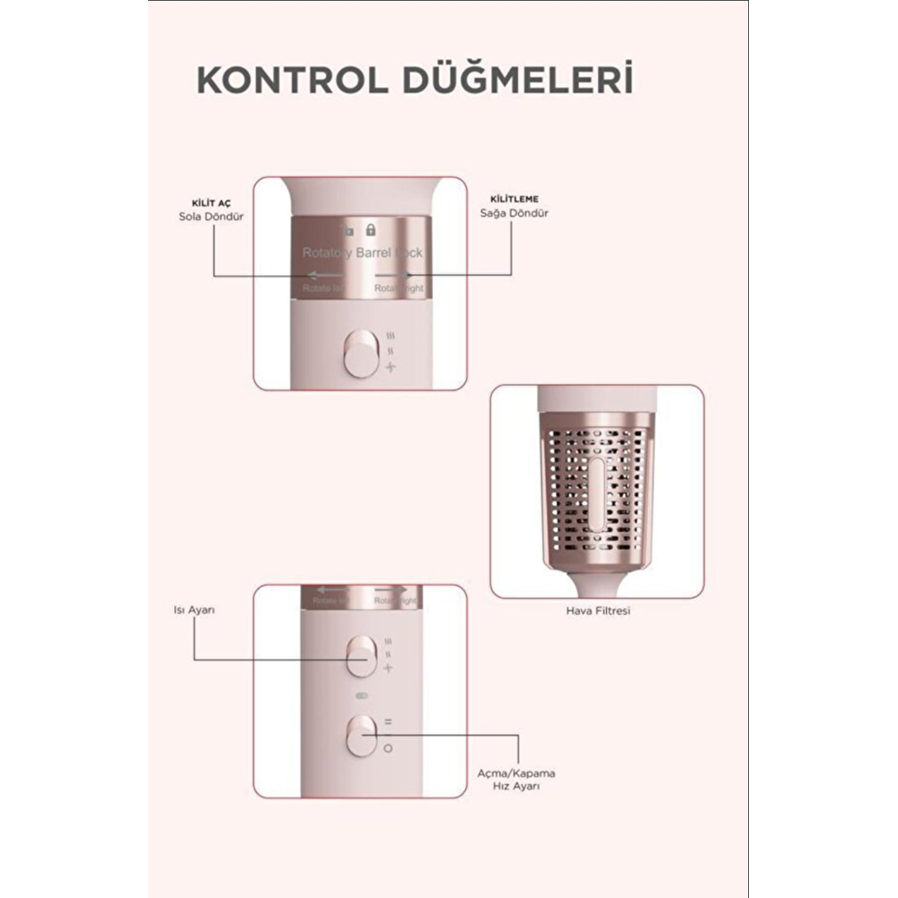 TORİMA 7İN1 MULTİ STYLER AİRWRAP THD-01