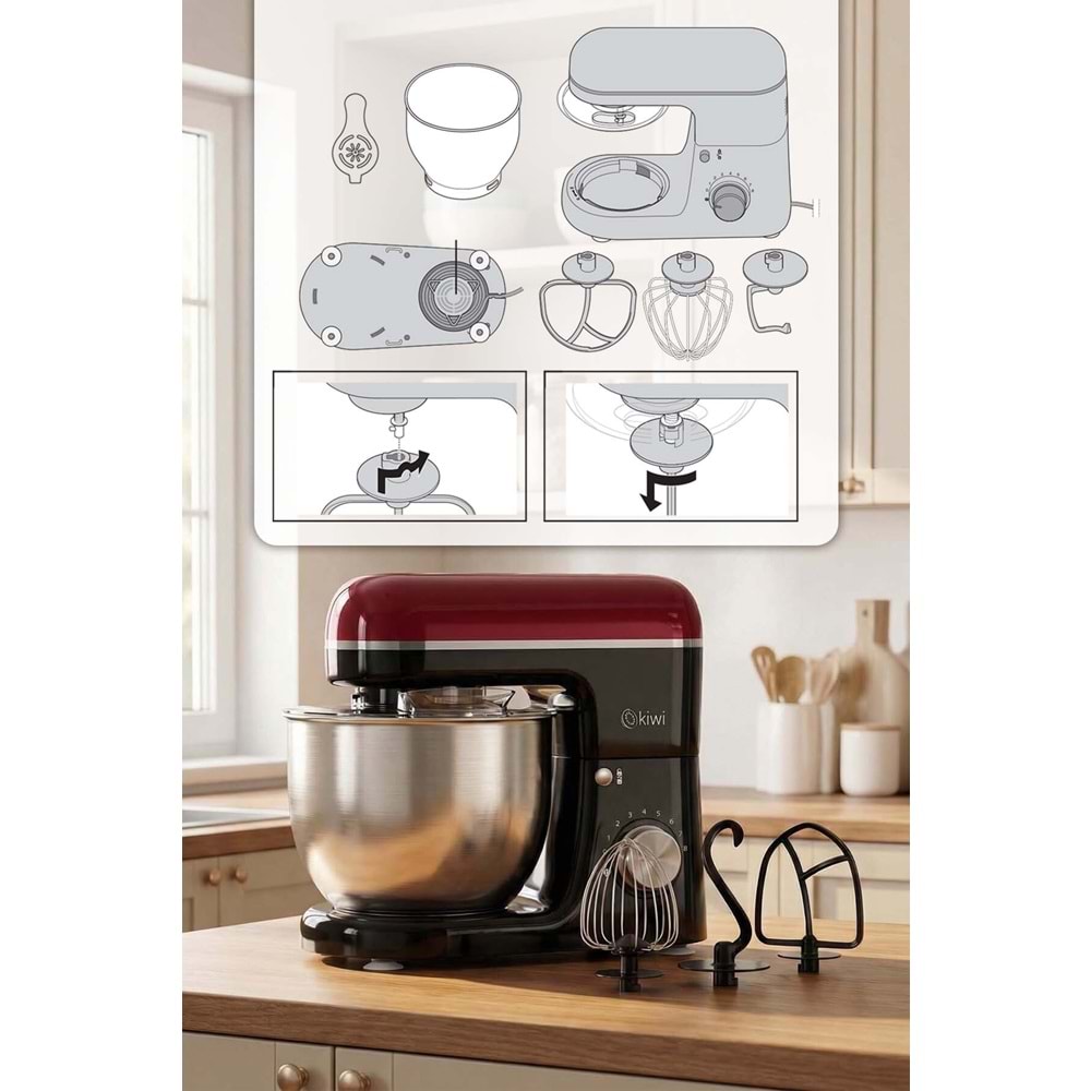 KİWİ STAND MİXER KMX-3638