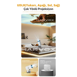 HARVOX K2 ŞARJLI PROJEKSİYON