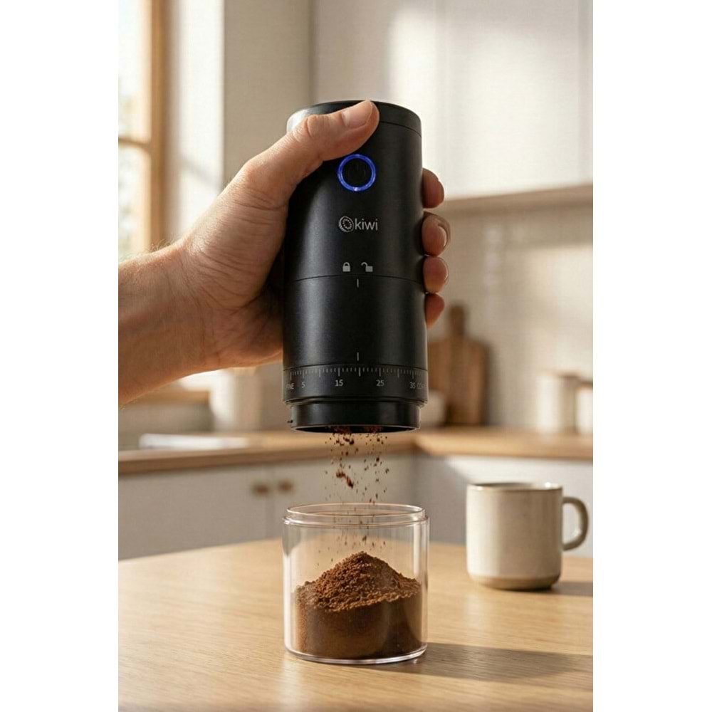 KİWİ ŞARJLI KAHVE ÖĞÜTÜCÜ KSPG-4817