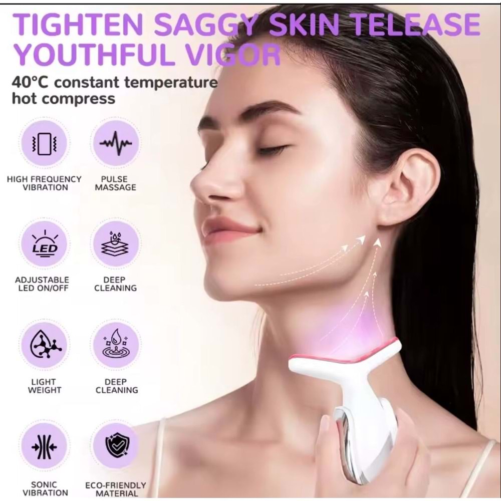 AUHMA AHB-04 BOYUN VE YÜZ SIKLAŞTIRICI CİLT BAKIM CİHAZI