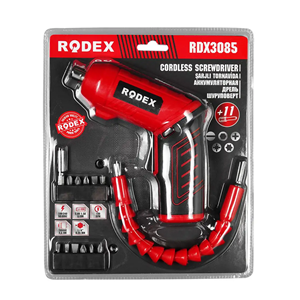 RODEX RDX3085 DÜZ & TABANCA ŞARJLI TORNAVİDA