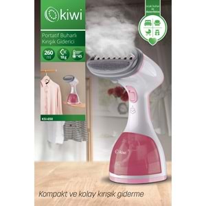 KİWİ KSI-650 PORTATİF BUHARLI KIRIŞIK GİDERİCİ PEMBE
