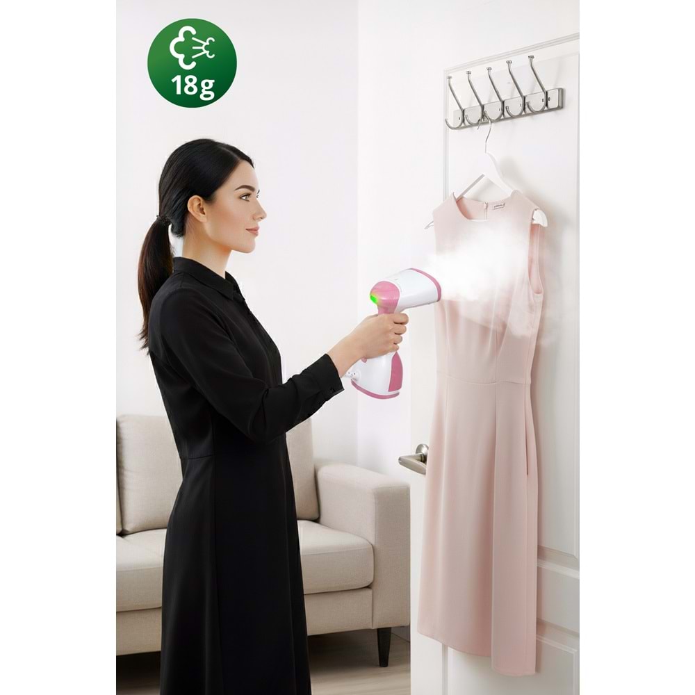 KİWİ KSI-650 PORTATİF BUHARLI KIRIŞIK GİDERİCİ PEMBE