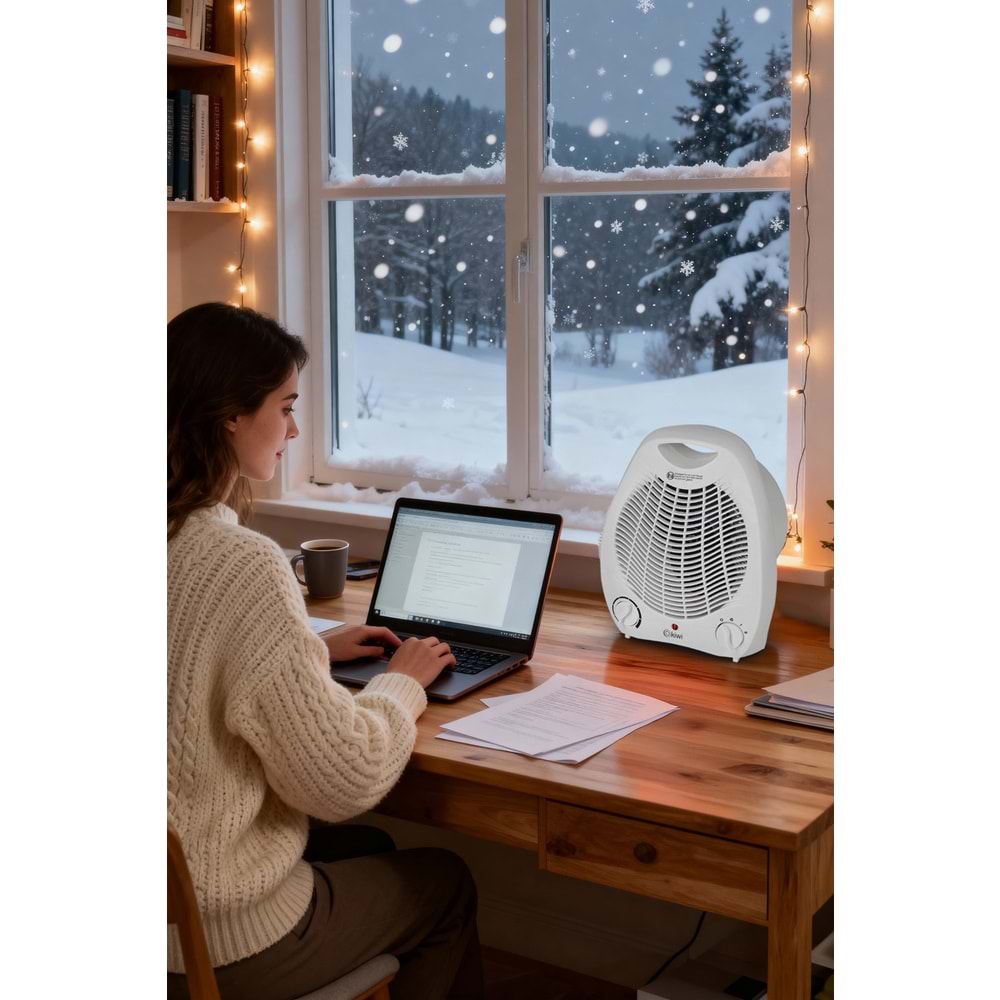 KİWİ KHT-8415 ELEKTRİKLİ ISITICI FAN