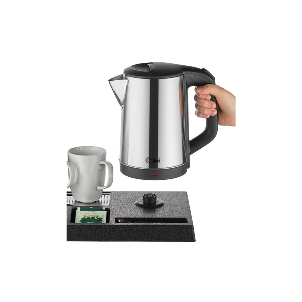 KİWİ KKT-33 OTEL TİPİ ÇELİK KETTLE