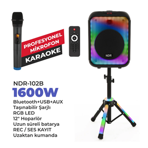 NDR-102B 1600W WIRELES SPEAKER NDR-102A