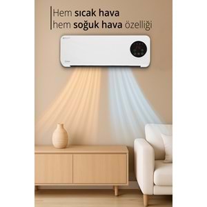 KİWİ KHT-8490 KLİMA TİPİ ISITICI FAN