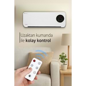 KİWİ KHT-8490 KLİMA TİPİ ISITICI FAN