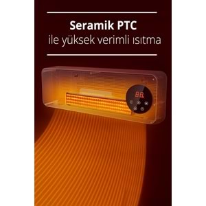 KİWİ KHT-8490 KLİMA TİPİ ISITICI FAN