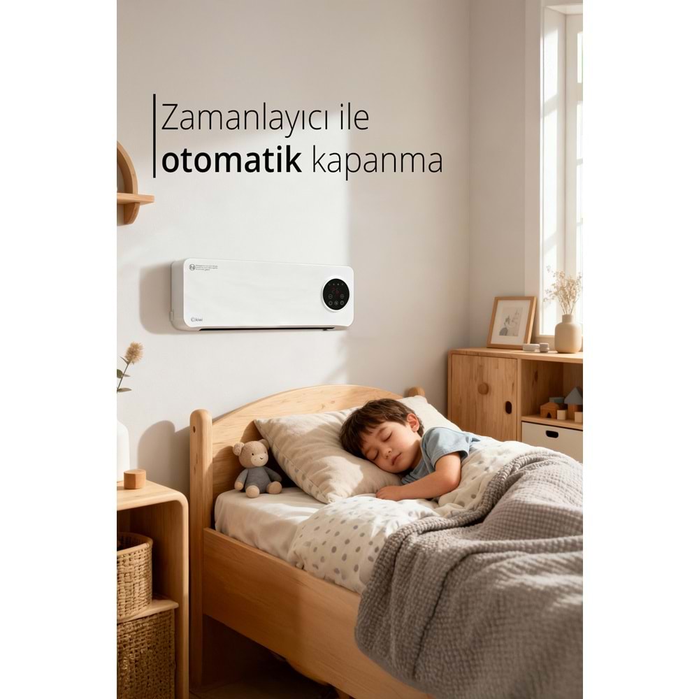 KİWİ KHT-8490 KLİMA TİPİ ISITICI FAN