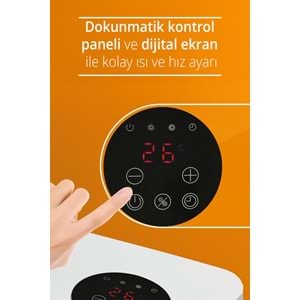 KİWİ KHT-8490 KLİMA TİPİ ISITICI FAN