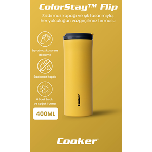 COOKER CKR-2041 400ML UZUN TERMOS BARDAK