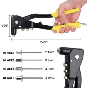 DMAX 4562 PERÇİN TABANCASI 40 PARÇA DMX4562