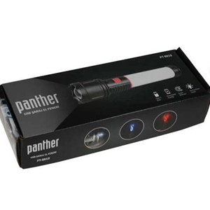 PANTHER PT-8810 USB ŞARJLI EL FENERİ