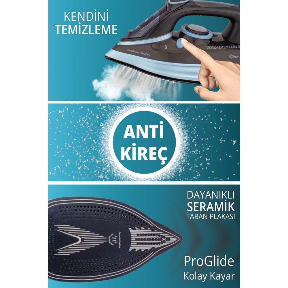 KİWİ KSI-6347 BUHARLI ÜTÜ