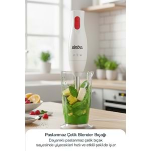 SİNBO SHB-3102 EL BLENDER ÇELİK UÇLU