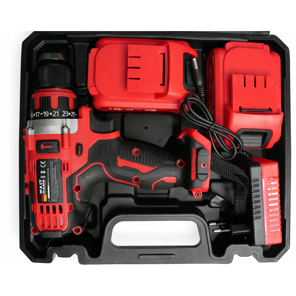 WALTMANN WM0101K 10MM ÇELİK MANDREN KIRMIZI