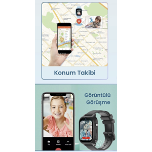 HARVOX 4G MAX 3KORDONLU ÇOCUK SAAT HX KİDS 4G-MAX