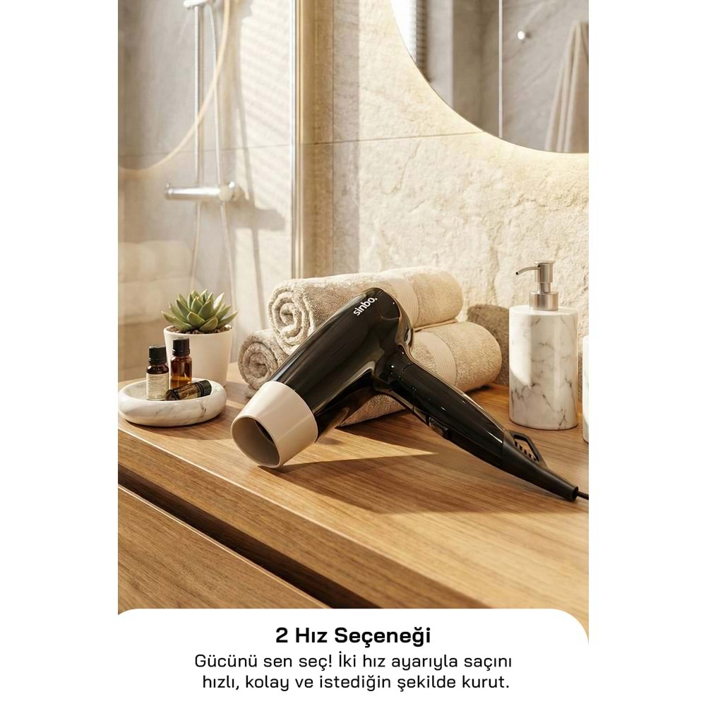 SİNBO SHD-7053 KREM SAÇ KURUTMA MAKİNESİ