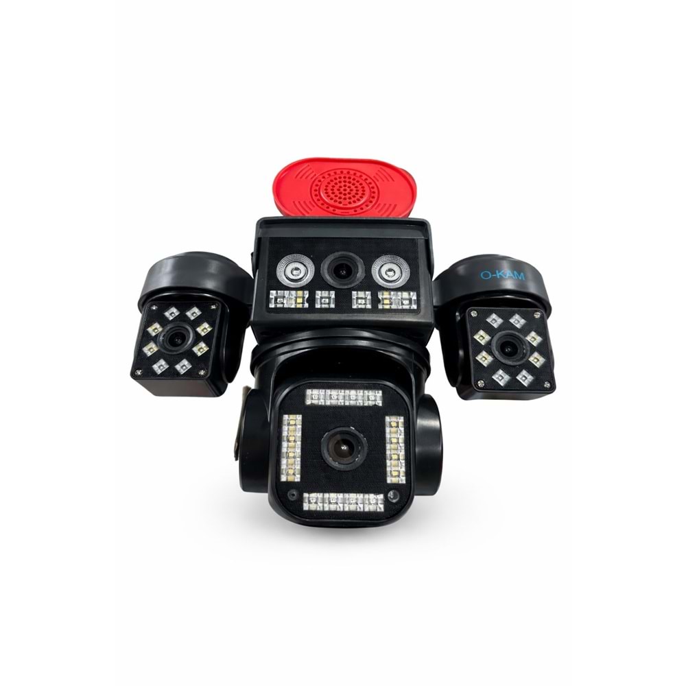 O-KAM ÇİFT GÜNEŞ PANELLİ AOV SOLAR GÜVENLİK KAMERASI OK-337