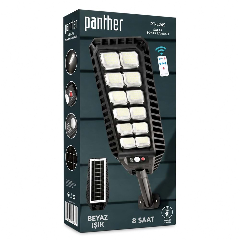 PANTHER PT-L249 SOLAR LED SOKAK LAMBASI